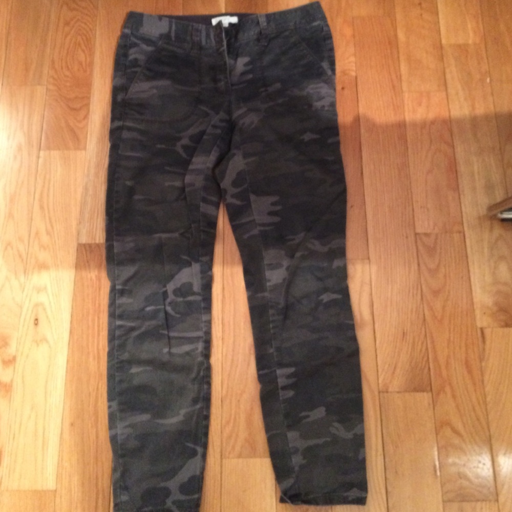 Loft Camo Pants, skinny ankle fit
